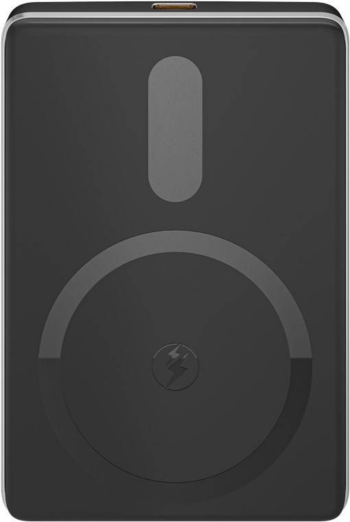 Magnetische Wireless Powerbank mit 5.000mAh, haftet magnetisch an der Handyrückseite, ultraleichte Mini-Powerbank