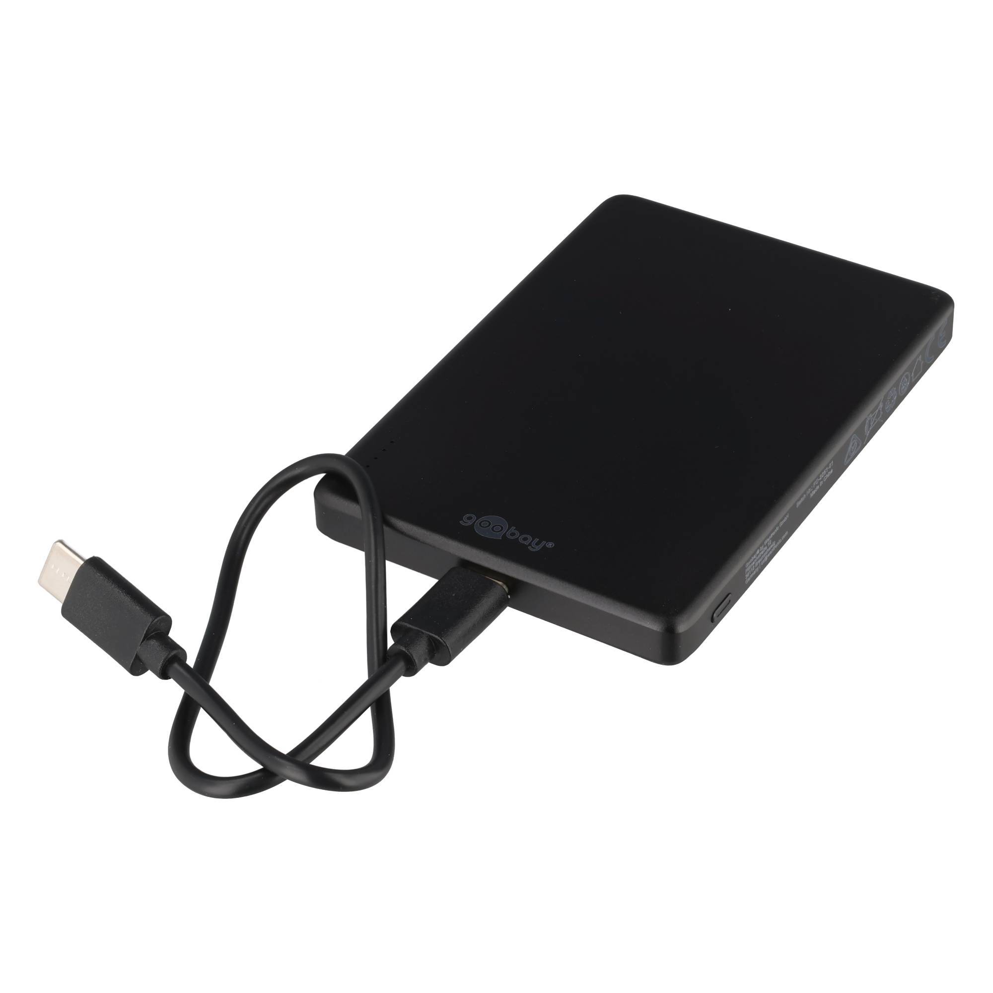 Magnetische Wireless Powerbank mit 5.000mAh, haftet magnetisch an der Handyrückseite, ultraleichte Mini-Powerbank