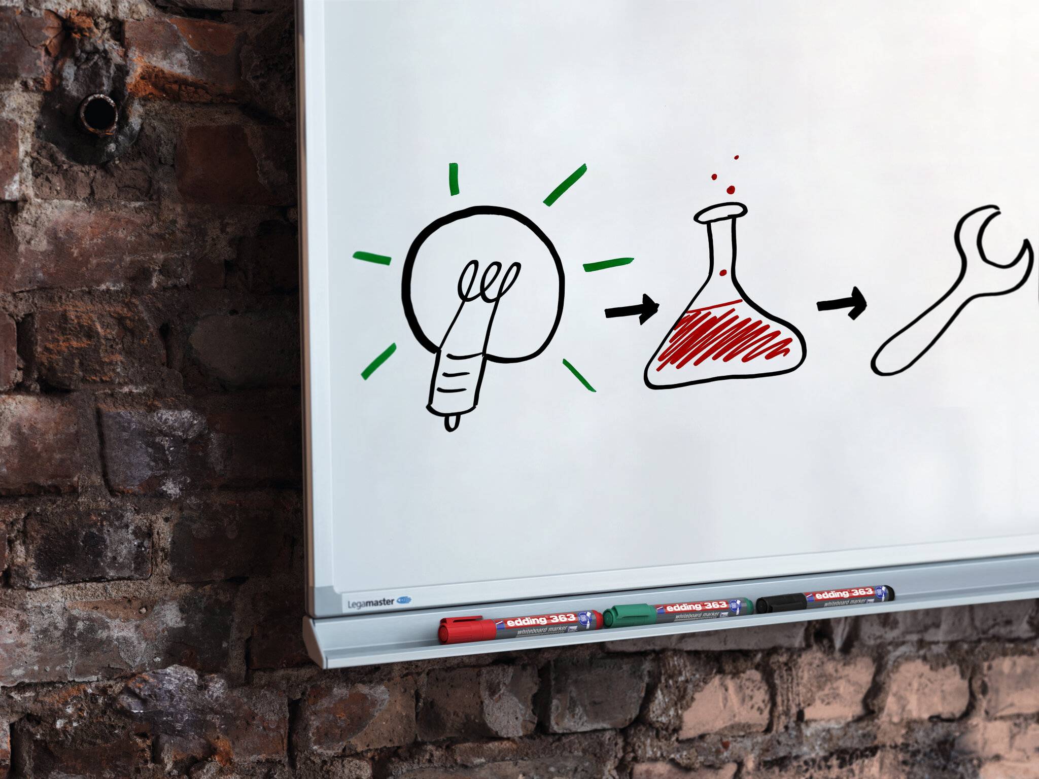 edding 363 Whiteboardmarker braun