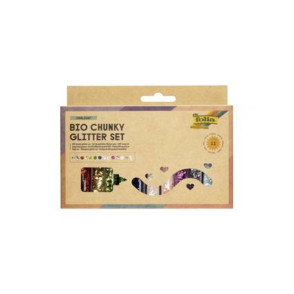 folia BIO Chunky Glitter-Set Starlight