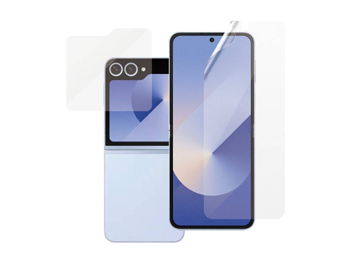 PanzerGlass - Bildschirmschutz für Handy - klassische Passform + ultraweite Passform