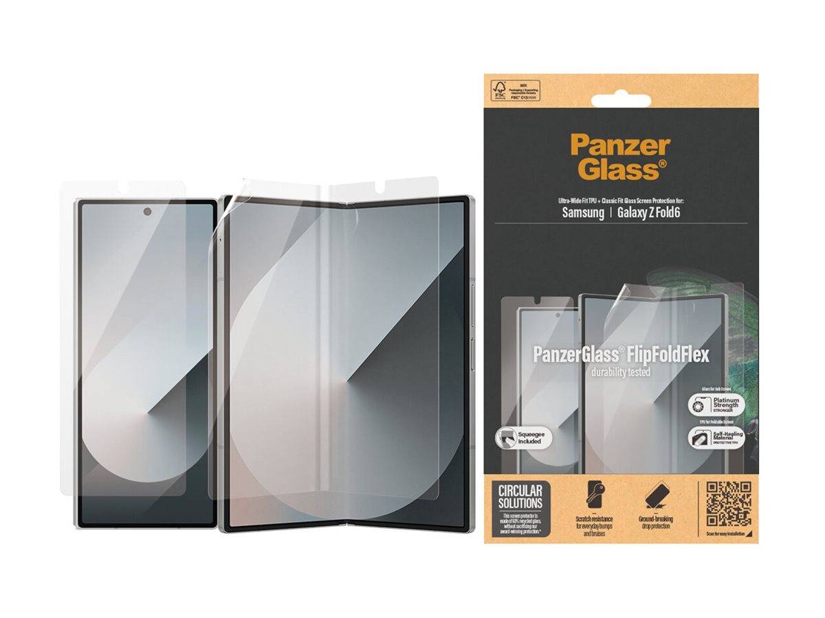 PanzerGlass - Bildschirmschutz für Handy - ultrabreite Passform