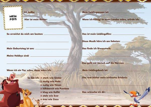 Disney Der König der Löwen: Meine Freunde