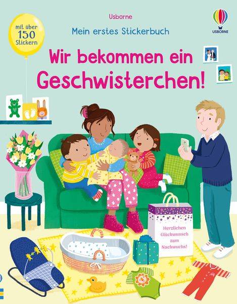 Mein erstes Stickerbuch: Wir bekommen ein Geschwisterchen!