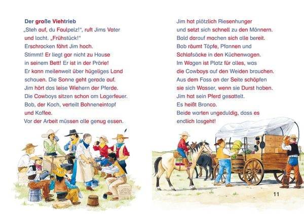 LESEMAUS zum Lesenlernen Sammelbände: Spannende Silben-Geschichten zum Lesenlernen