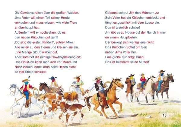 LESEMAUS zum Lesenlernen Sammelbände: Spannende Silben-Geschichten zum Lesenlernen
