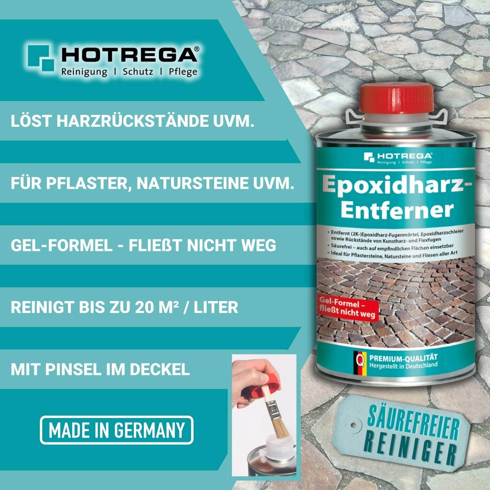 HOTREGA Epoxidharz Entferner 2x 1L - Menge:2