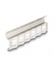 Delock Keystone Halterung 12 Port neigbar für 10" oder 19" Rack und