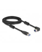 Delock USB 3.0 Kabel A Stecker auf B 90° oben 3 m Digital/Daten 3 m