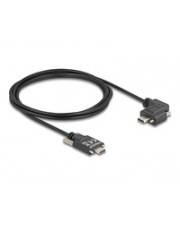 Delock USB 2.0 Kabel C Stecker mit Schrauben 90° links/rechts 2 m Digital/Daten 2 m