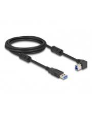 Delock USB 3.0 Kabel A Stecker auf B 90° rechts 2 m Digital/Daten 2 m