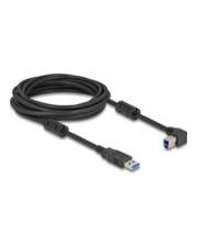 Delock USB 3.0 Kabel A Stecker auf B 90° links 5 m Digital/Daten 5 m