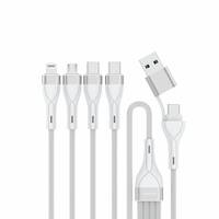 4SMARTS - 4in2 USB-C Multi-Ladekabel 1.2m weiß - Kabel - Digital/Daten