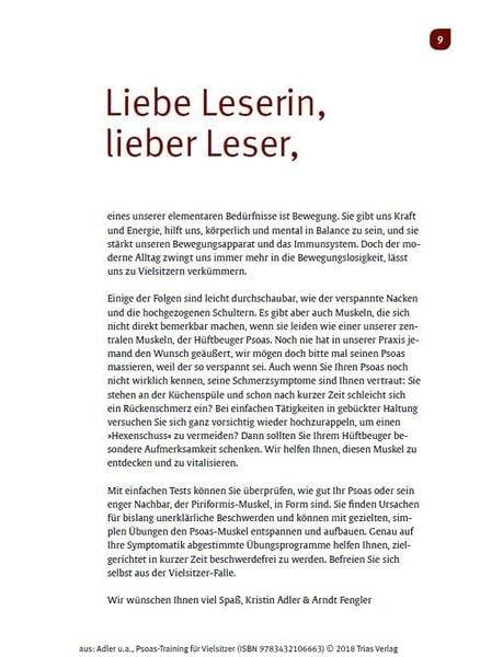 Psoas-Training für Vielsitzer
