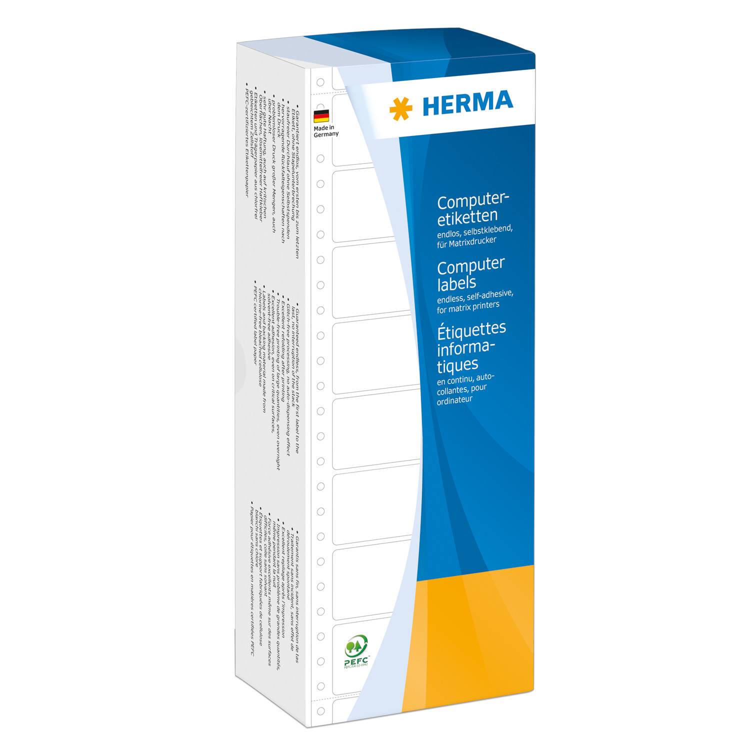 HERMA Computer labels - Papier - matt - permanent selbstklebend