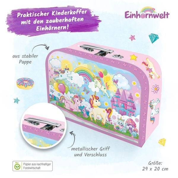 Trötsch Kinderkoffer groß Einhornwelt