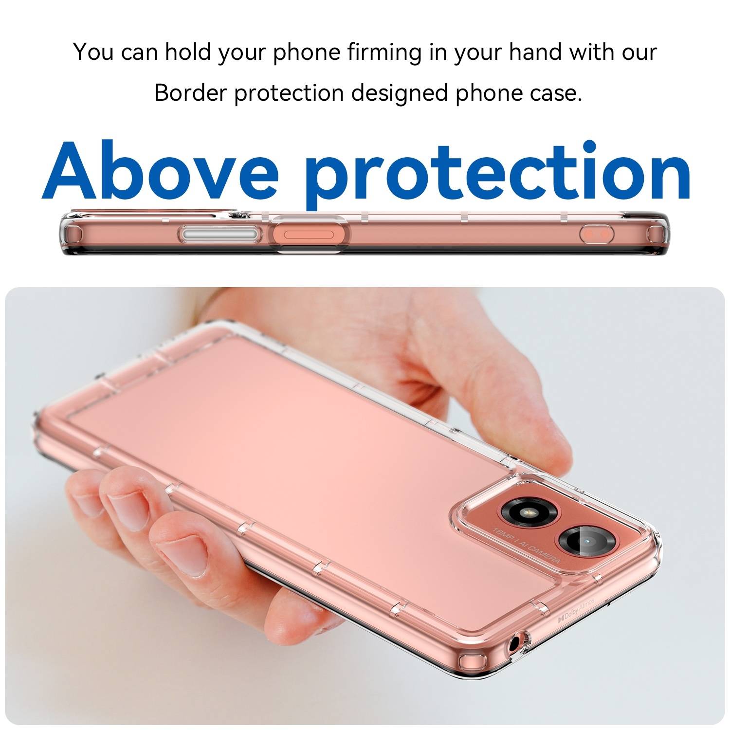 Für Motorola Moto E14 / G04 G04S 4G / G24 4G Silikon TPU Schutz Hülle