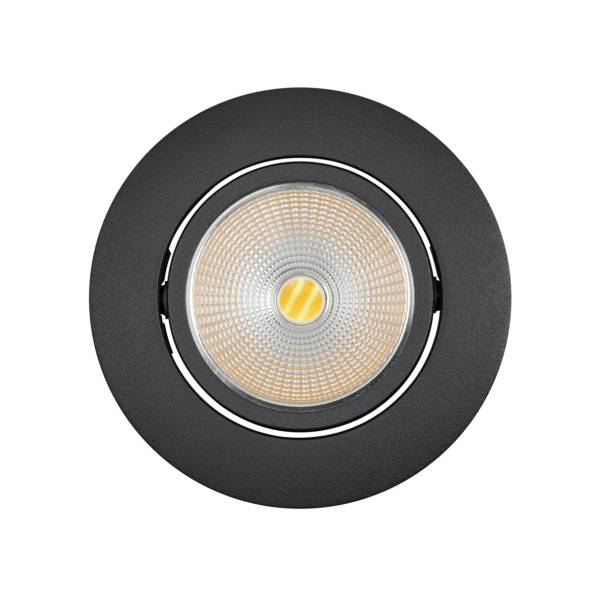 nobilé LED-Deckeneinbaustrahler LB25 5068 ECO Flat schwarz-matt 6W SCCT