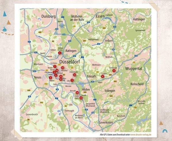In und um Düsseldorf. Radeln für die Seele