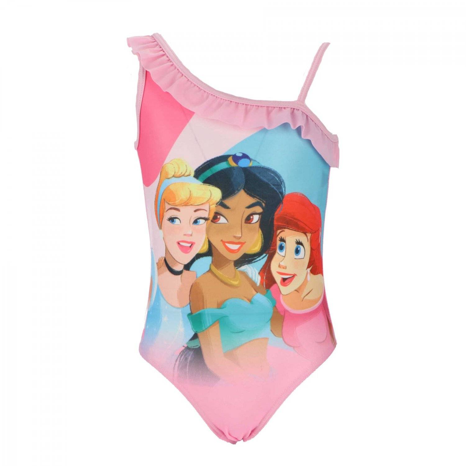 Disney Princess Badeanzug Stilvolle Schwimmkleidung für kleine Prinzessinnen 7/8 Jahre Rosa