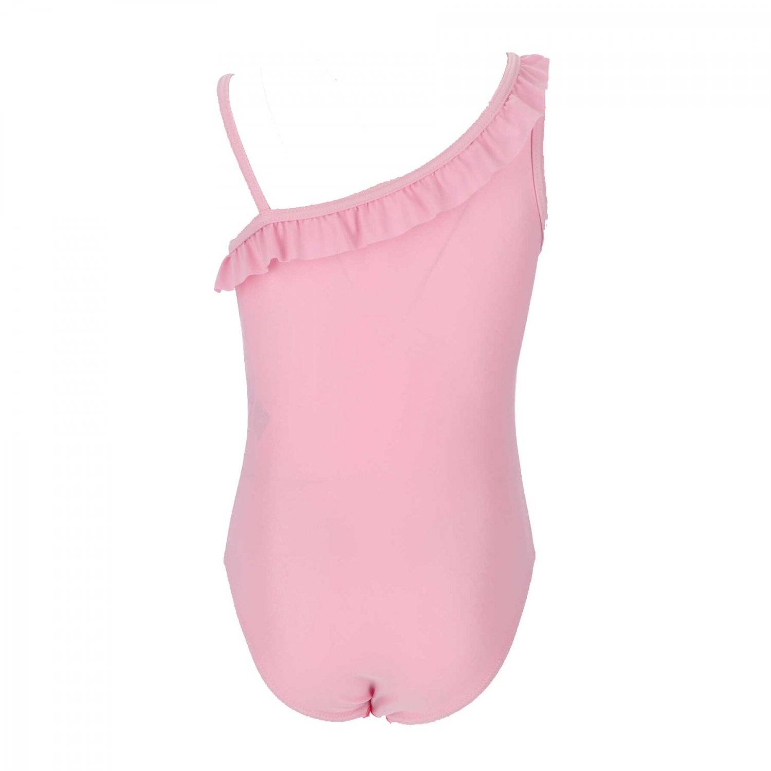 Rainbow High Badeanzug für Mädchen Farbenfrohe Schwimmkleidung für den Strand Rosa 3/4 Jahre