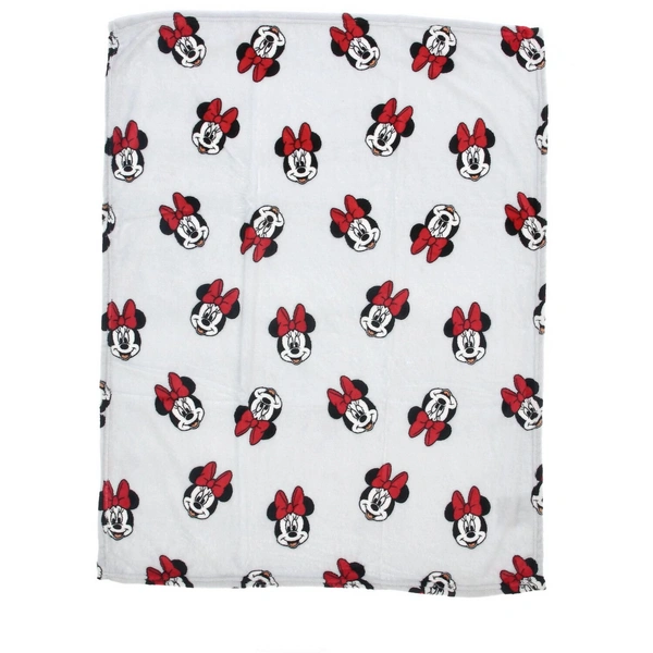 Minnie Mouse Babydecke Kuschelige Korallen-Fleecedecke, 100cm x 75cm Minnie Mouse Babydecke Kuschelige Korallen-Fleecedecke, 100cm x 75cm