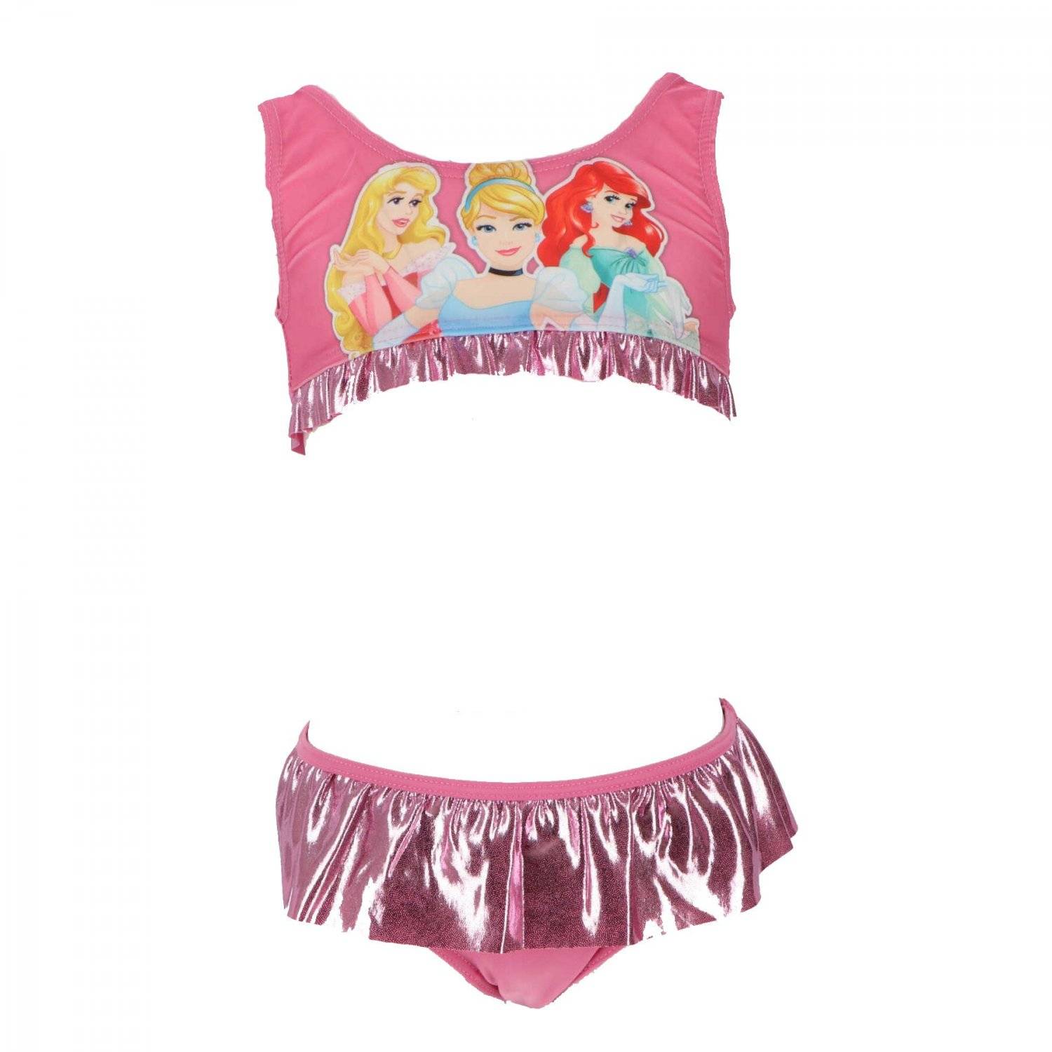 Princess Disney Badeanzug Fröhlicher Bikini für kleine Prinzessinnen 4 Jahre Pink