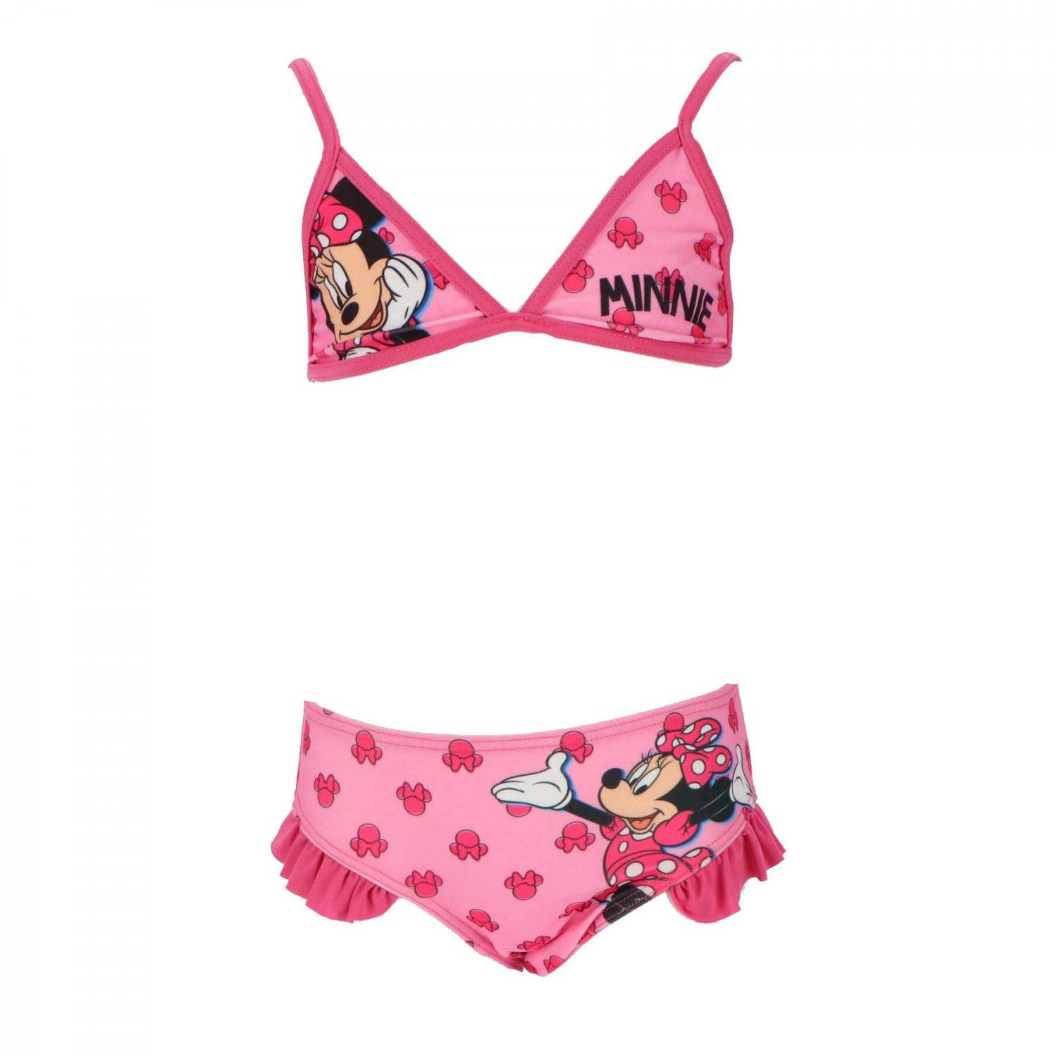 Minnie Mouse Bikini Badeanzug für Mädchen Farbenfroher Schwimmkleidung 3/4 Jahre