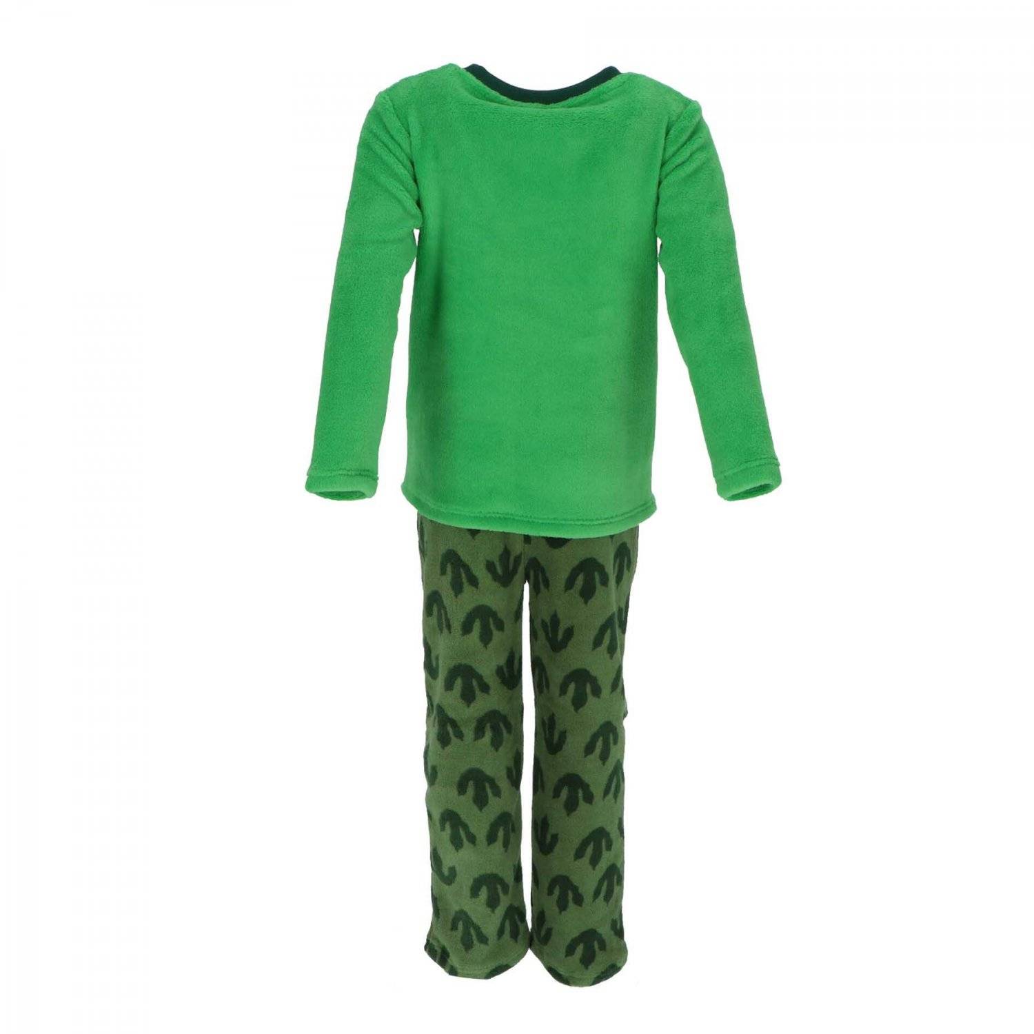Dinoroar Korallen-Fleece Pyjama Weicher und gemütlicher Schlafanzug für Kinder 98/104 cm