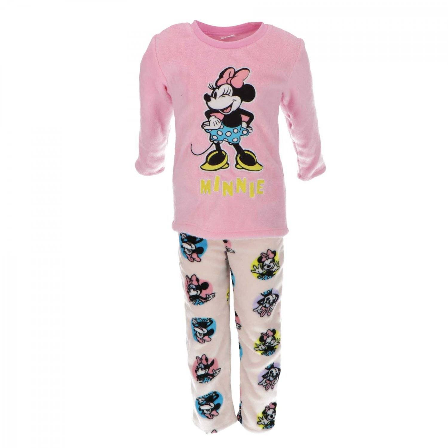 Minnie Mouse Korallen-Fleece Pyjama Schlafanzug für Kinder 110/116 cm