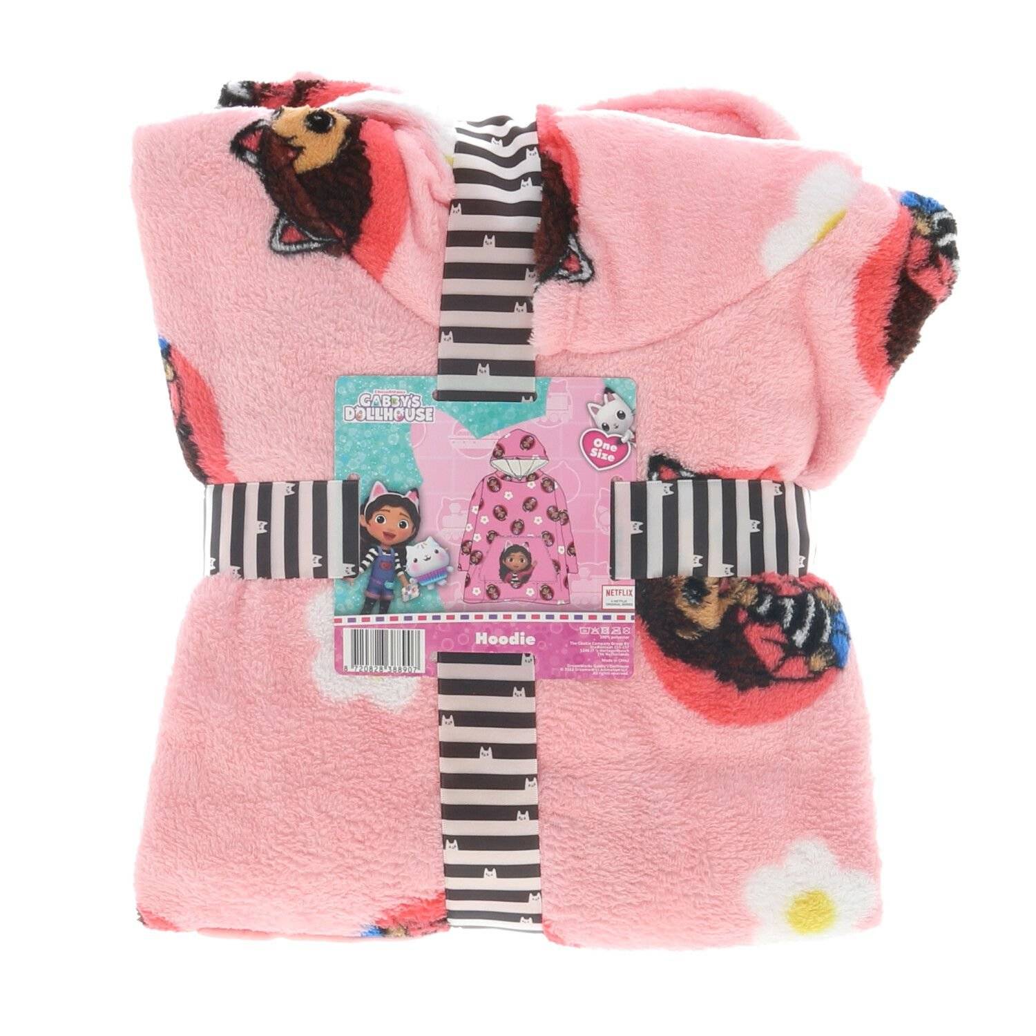 Gabby's Dollhouse Kinder-Hoodie-Decke Gemütlicher Schutz für kleine Helden