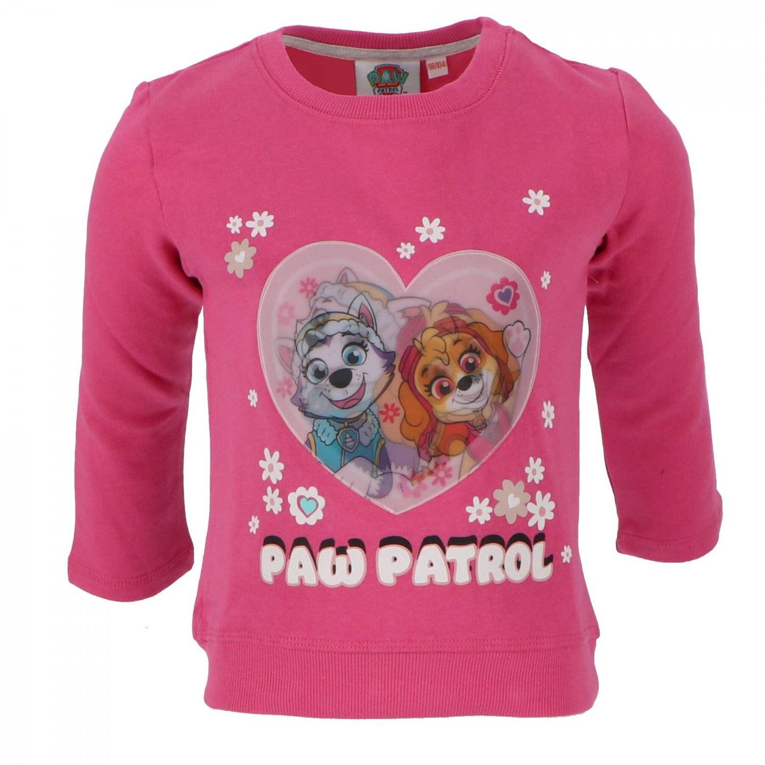 PAW Patrol – Helfer auf vier Pfoten Sweatshirt Pullover für Kinder Rosa 110/116 cm