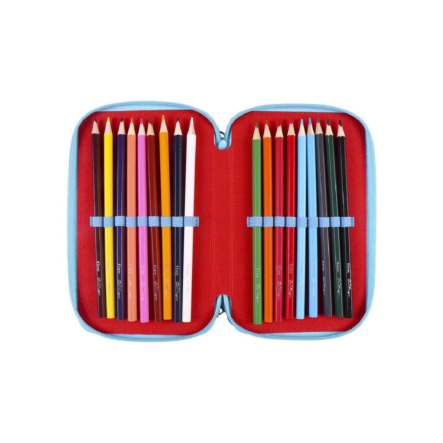 Komplettes Mickey Maus Federmäppchen 44-teiliges Set für Schule und Zuhause