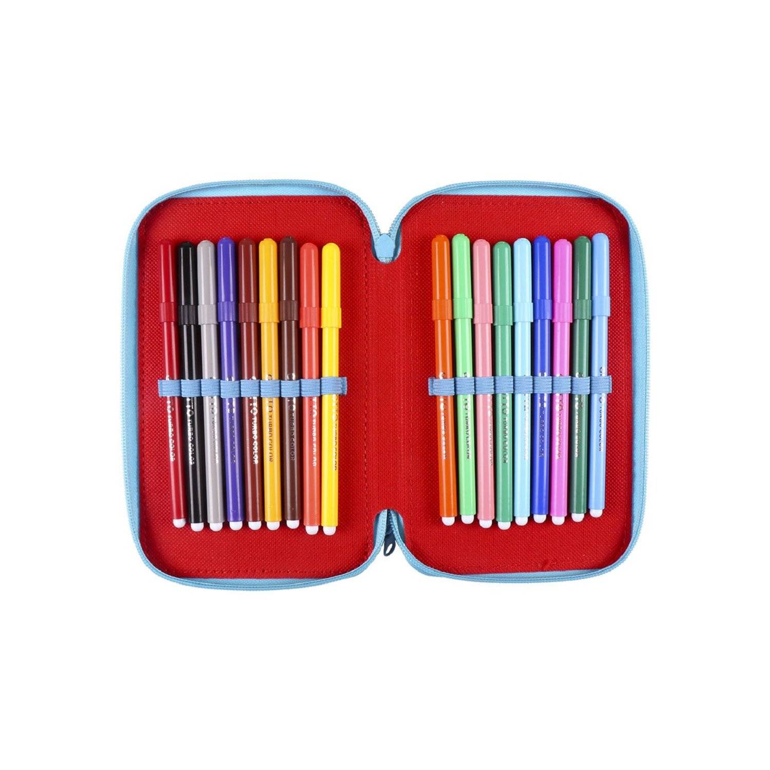 Komplettes Mickey Maus Federmäppchen 44-teiliges Set für Schule und Zuhause