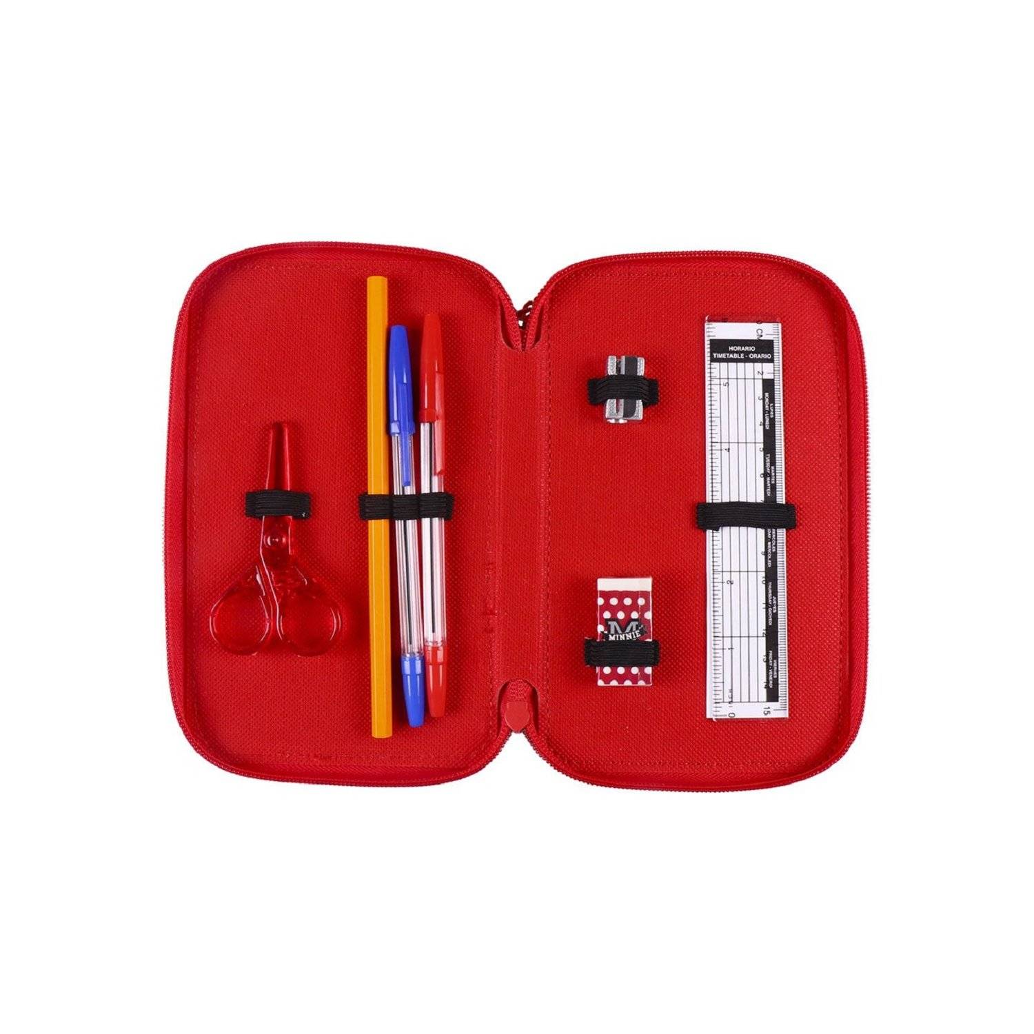 Minnie Mouse Schreibset Komplett 44-teiliges Federmäppchen für Kinder