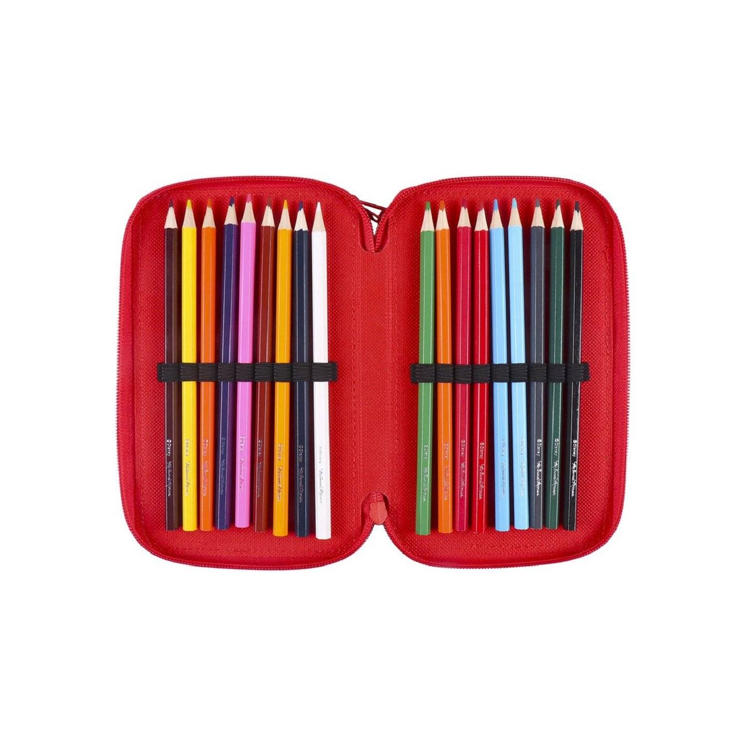 Minnie Mouse Schreibset Komplett 44-teiliges Federmäppchen für Kinder