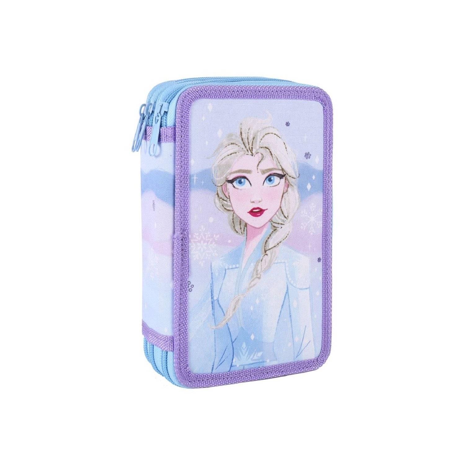 Frozen Disney Gefülltes Etui Komplett 44-teiliges Federmäppchen für Kinder