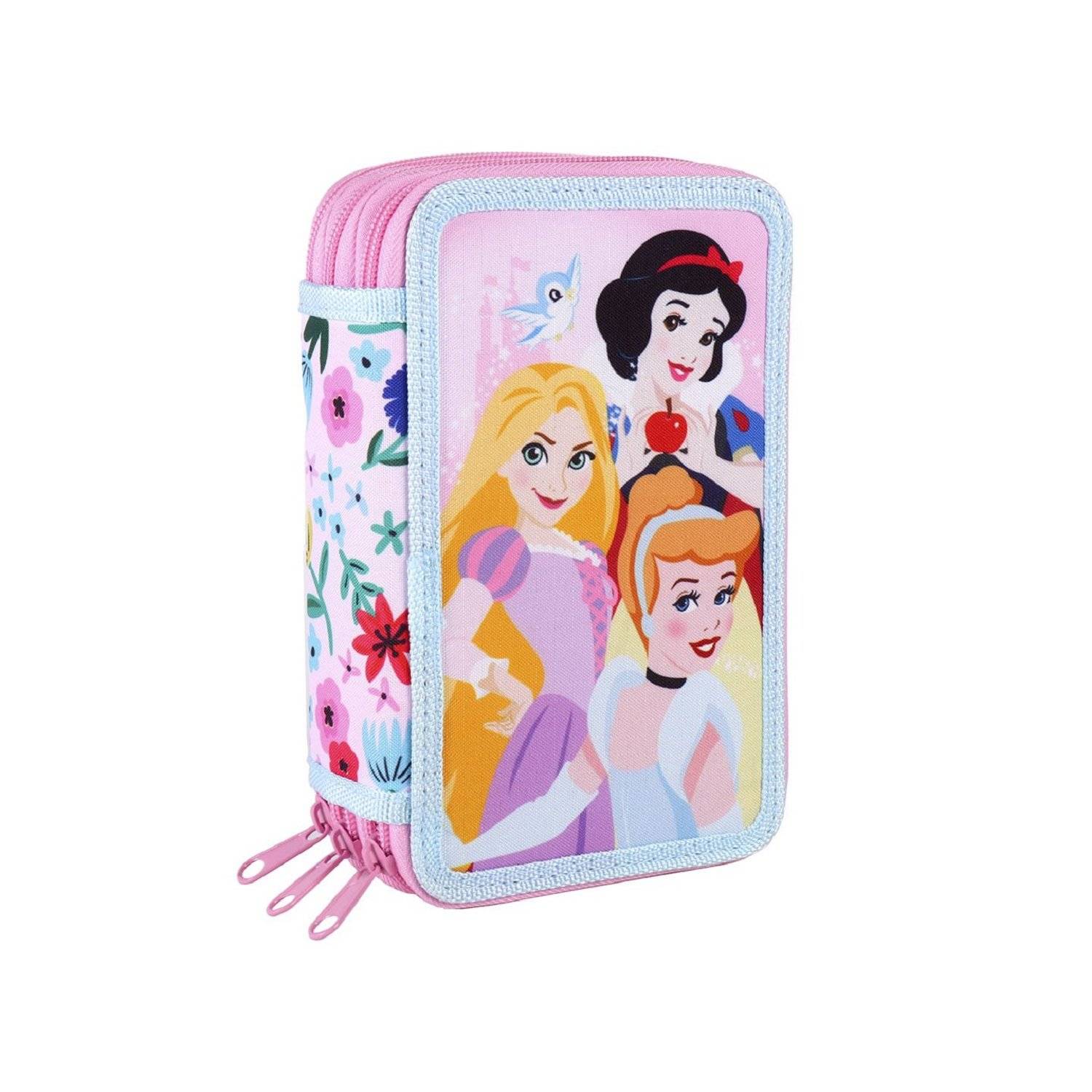 Prinzessinnen Schul-Etui 44-teiliges Komplettset für kleine Königinnen