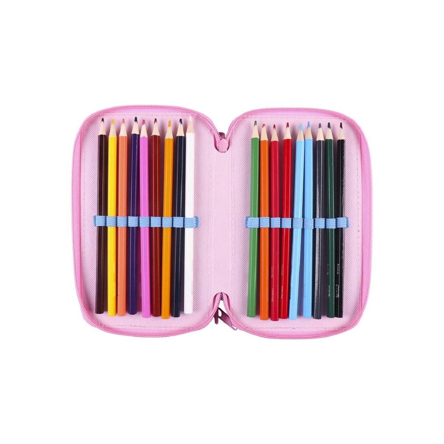 Prinzessinnen Schul-Etui 44-teiliges Komplettset für kleine Königinnen