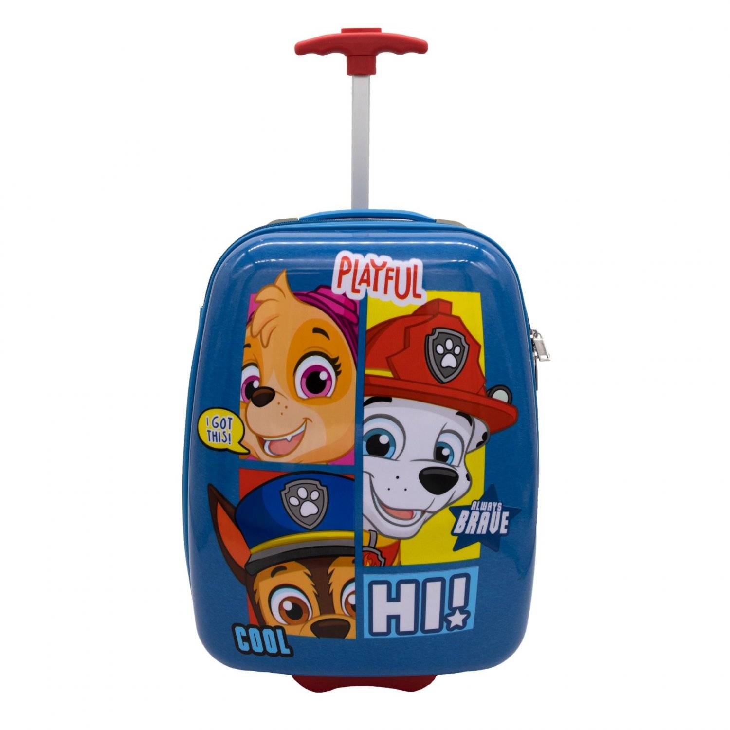 Paw Patrol Kinder-Reisekoffer Leichter Trolley für junge Reisende in Blau