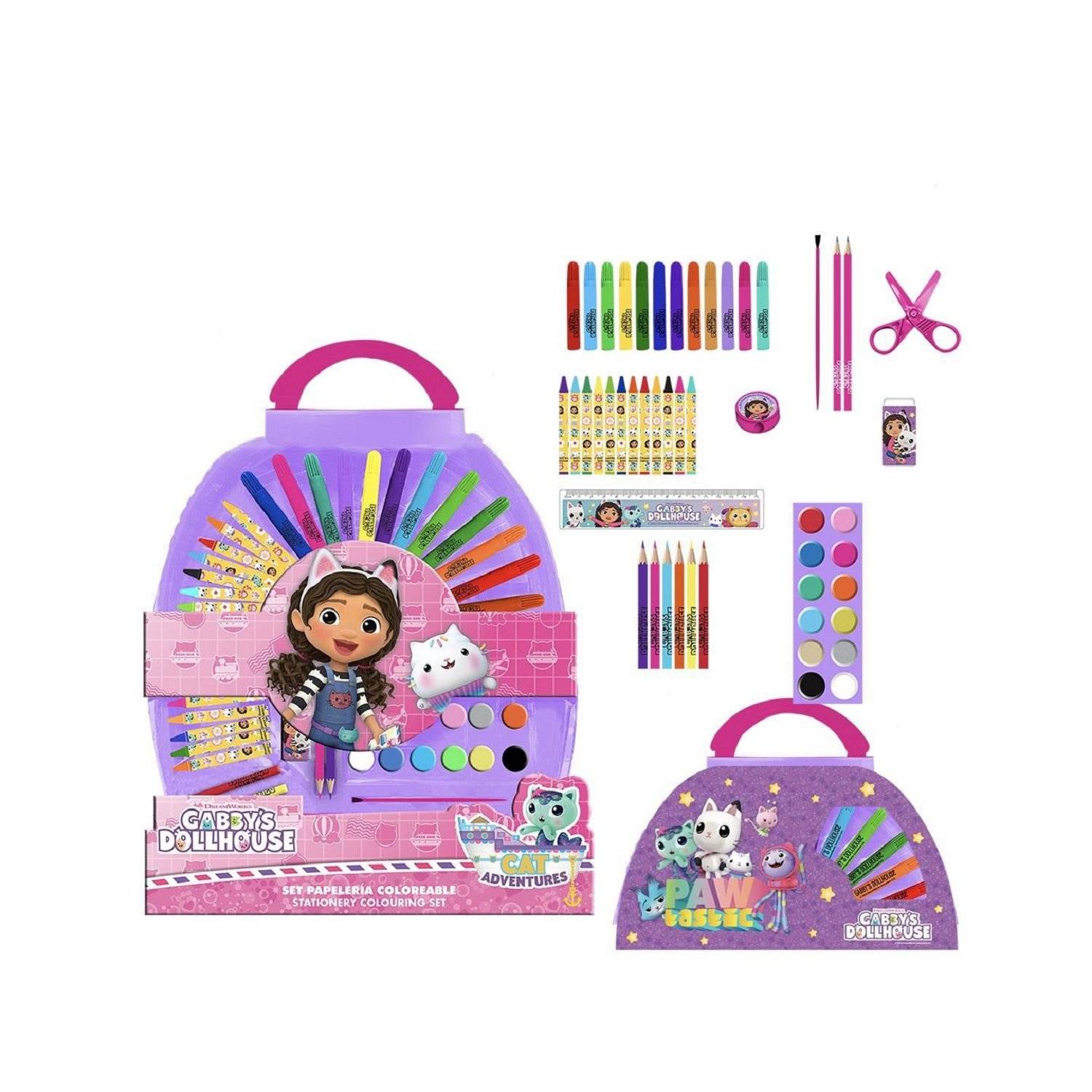 Gabby’s Dollhouse Malpaket Zeichenkit für unterwegs Künstlerische Freiheit für ihre Kinder