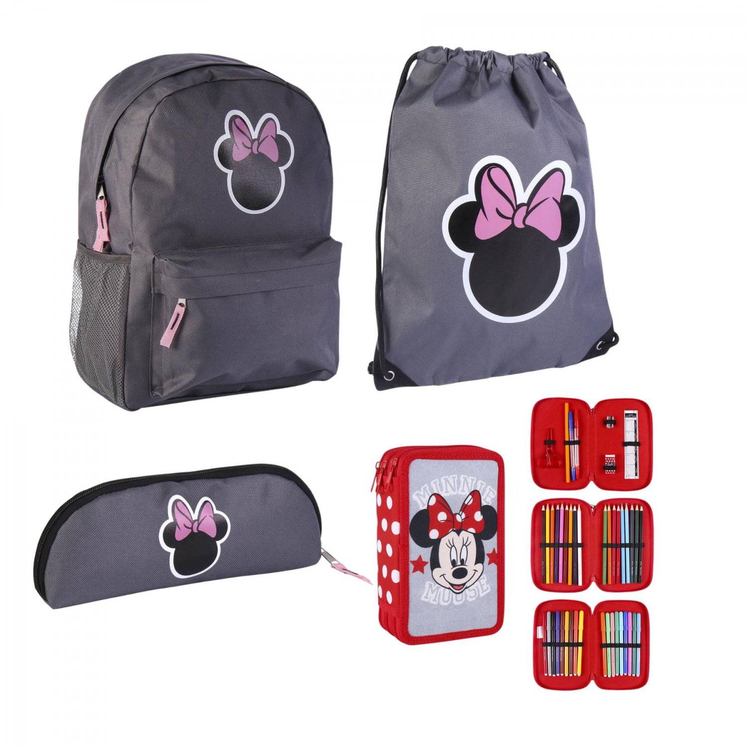 Minnie Mause Schulpaketangebot Komplett-Set 4 Tlg. für Kinder