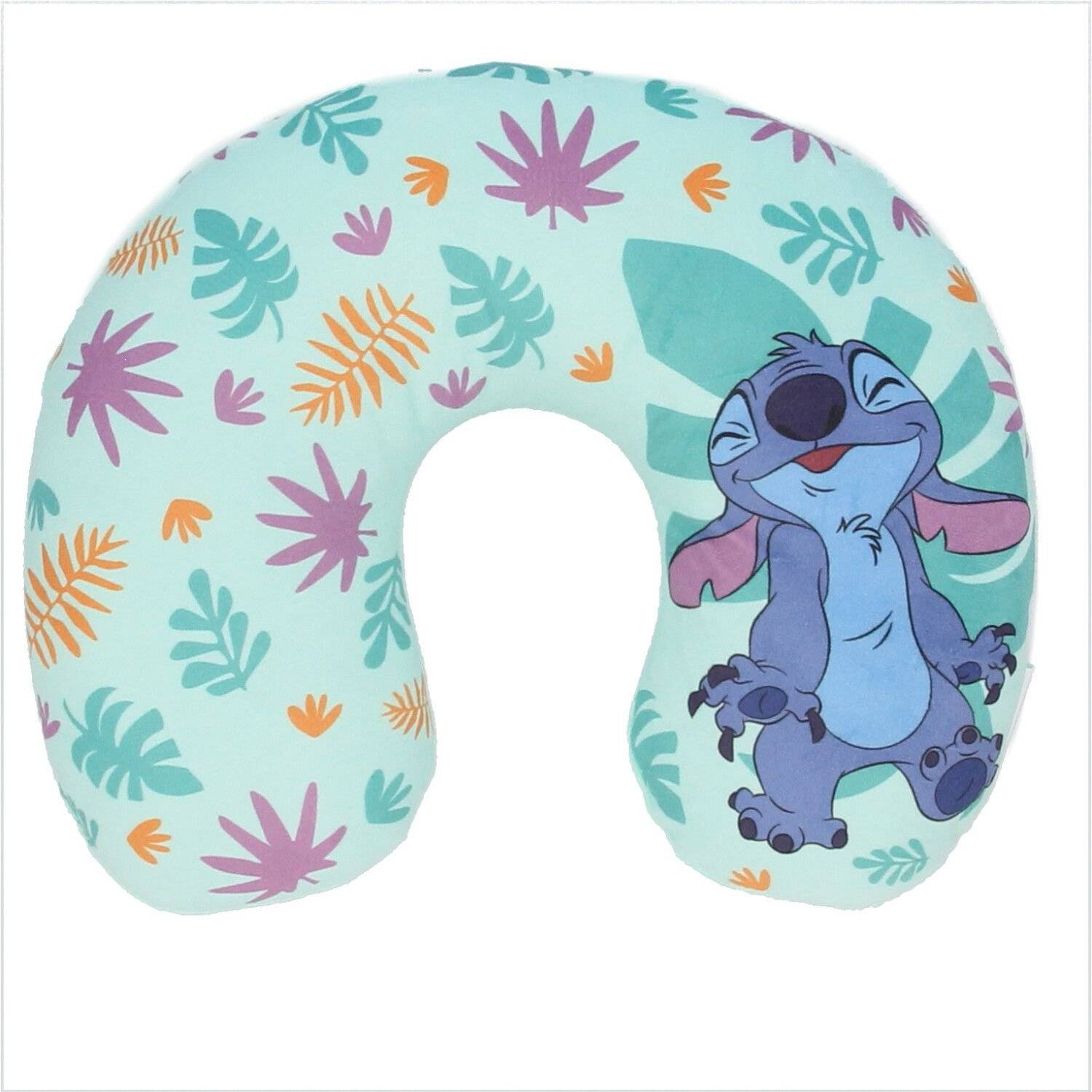 Lilo & Stitch Reisekopfkissen Nackenkissen für unterwegs kleines Kopfkissen Motiv 1