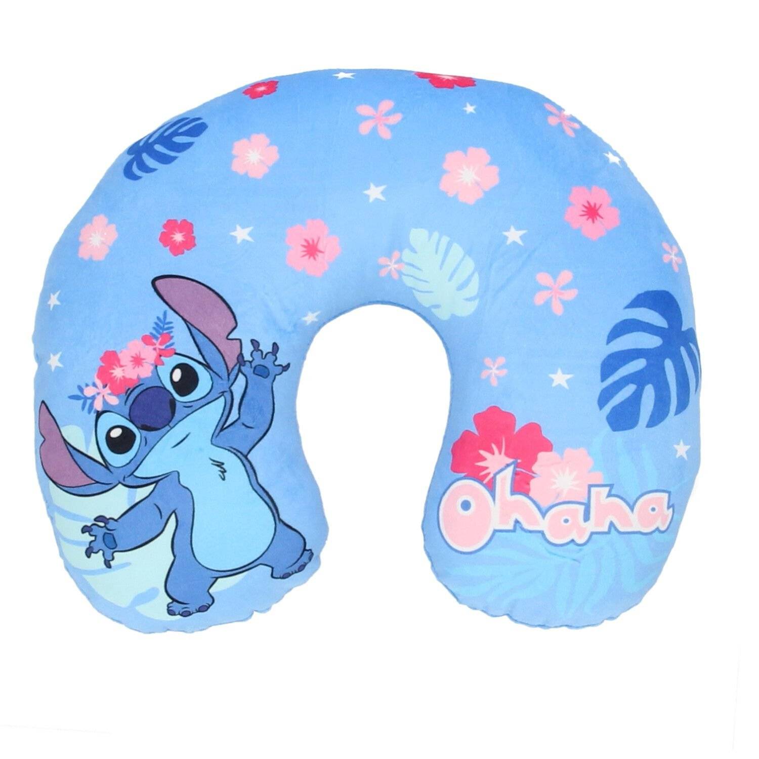 Lilo & Stitch Reisekopfkissen Nackenkissen für unterwegs kleines Kopfkissen Motiv 4