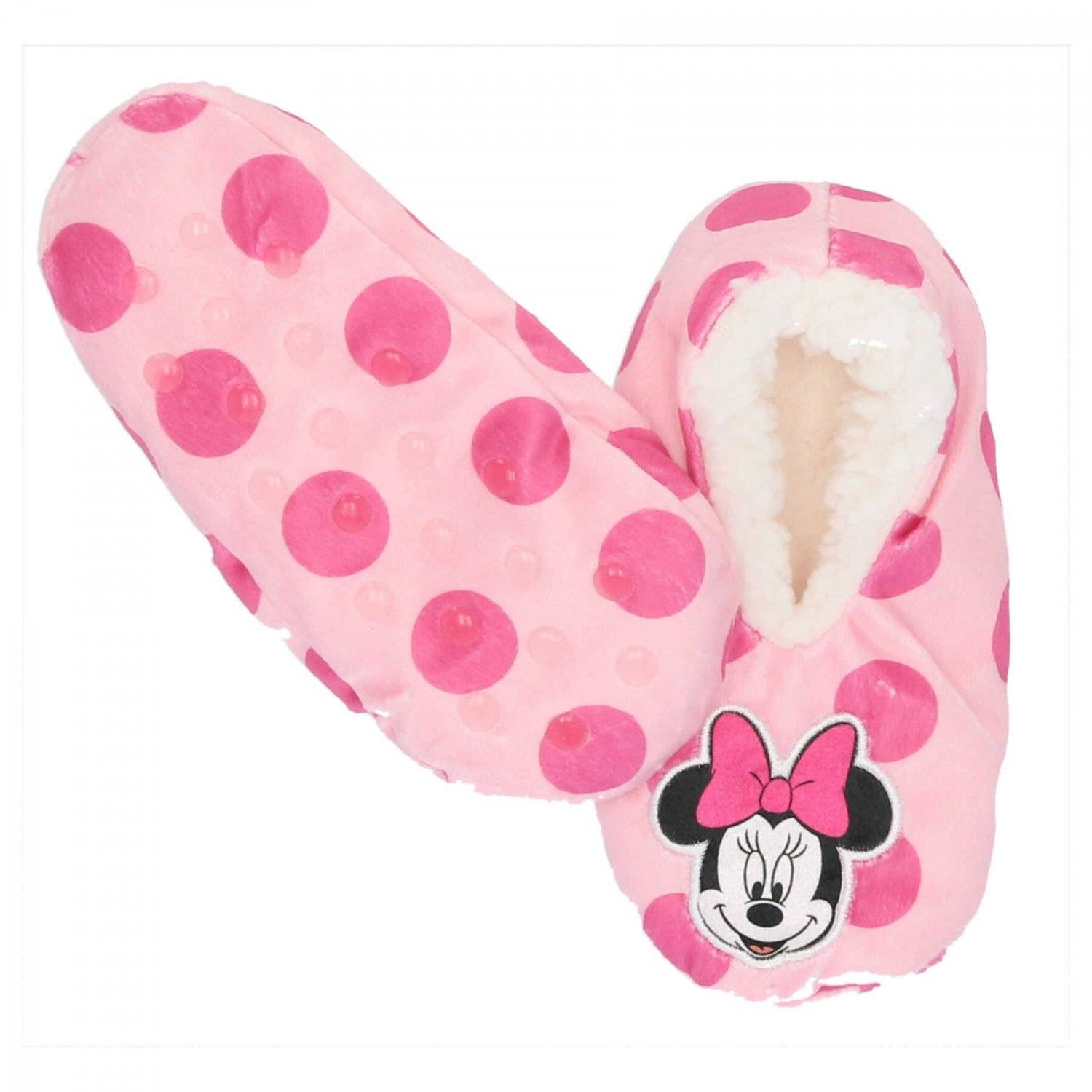 Minnie Maus Kinder-Hausschuhe Bequeme Pantoffeln für Zuhause Größe 34/35