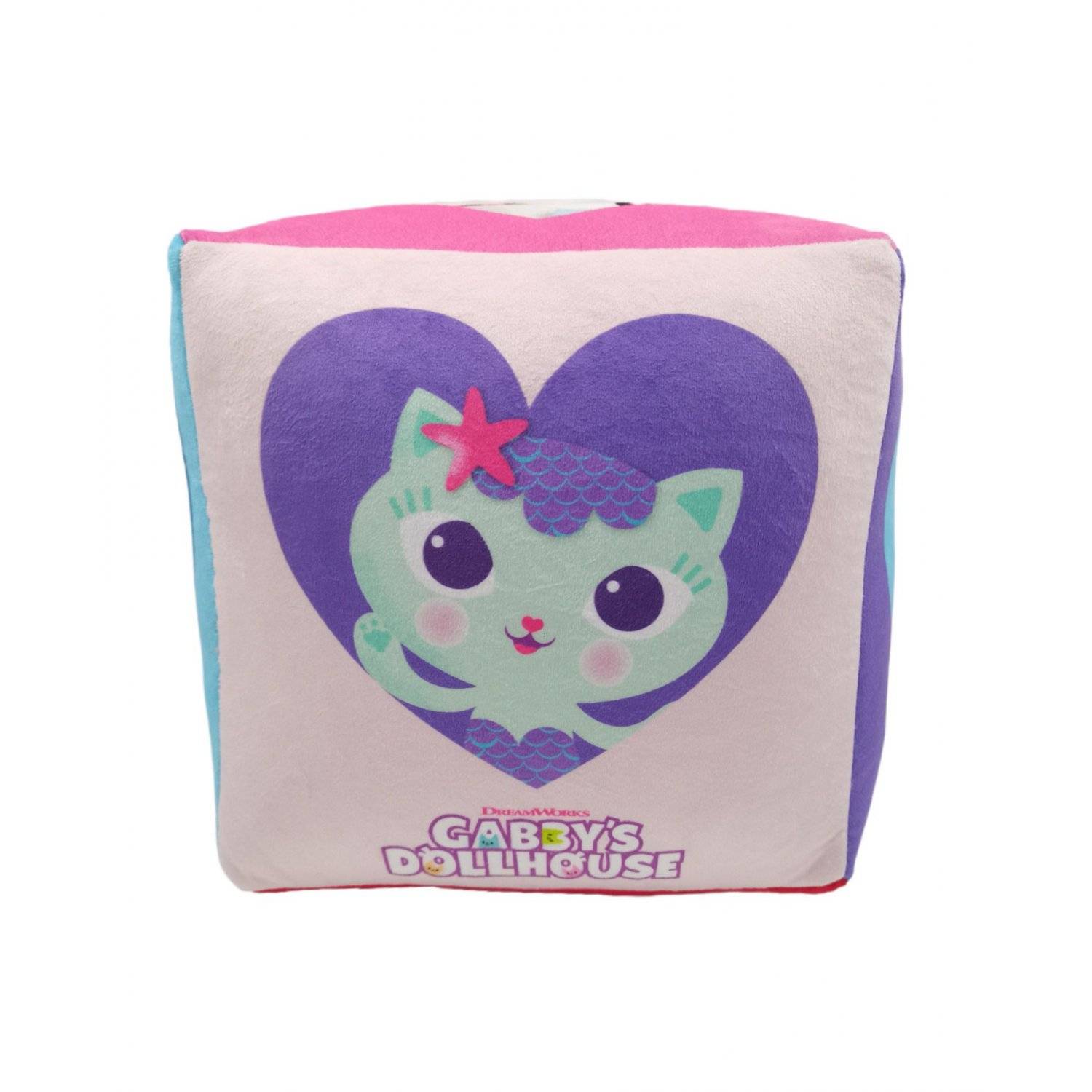 Gabby's Dollhouse Würfelkissen Gemütliches Kuschelkissen für kleine Fans