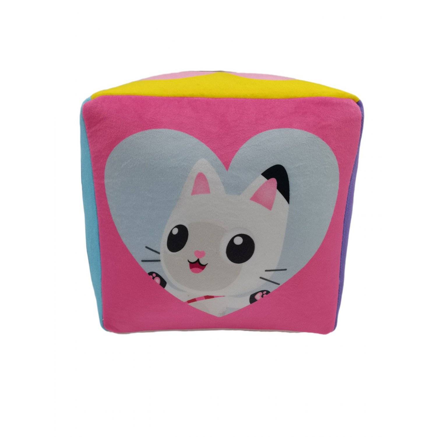 Gabby's Dollhouse Würfelkissen Gemütliches Kuschelkissen für kleine Fans