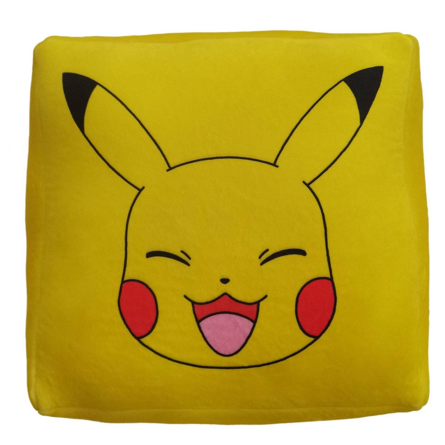 Pokémon Würfel-Kuschelkissen – Hochwertiges Polyester für kleine Fans