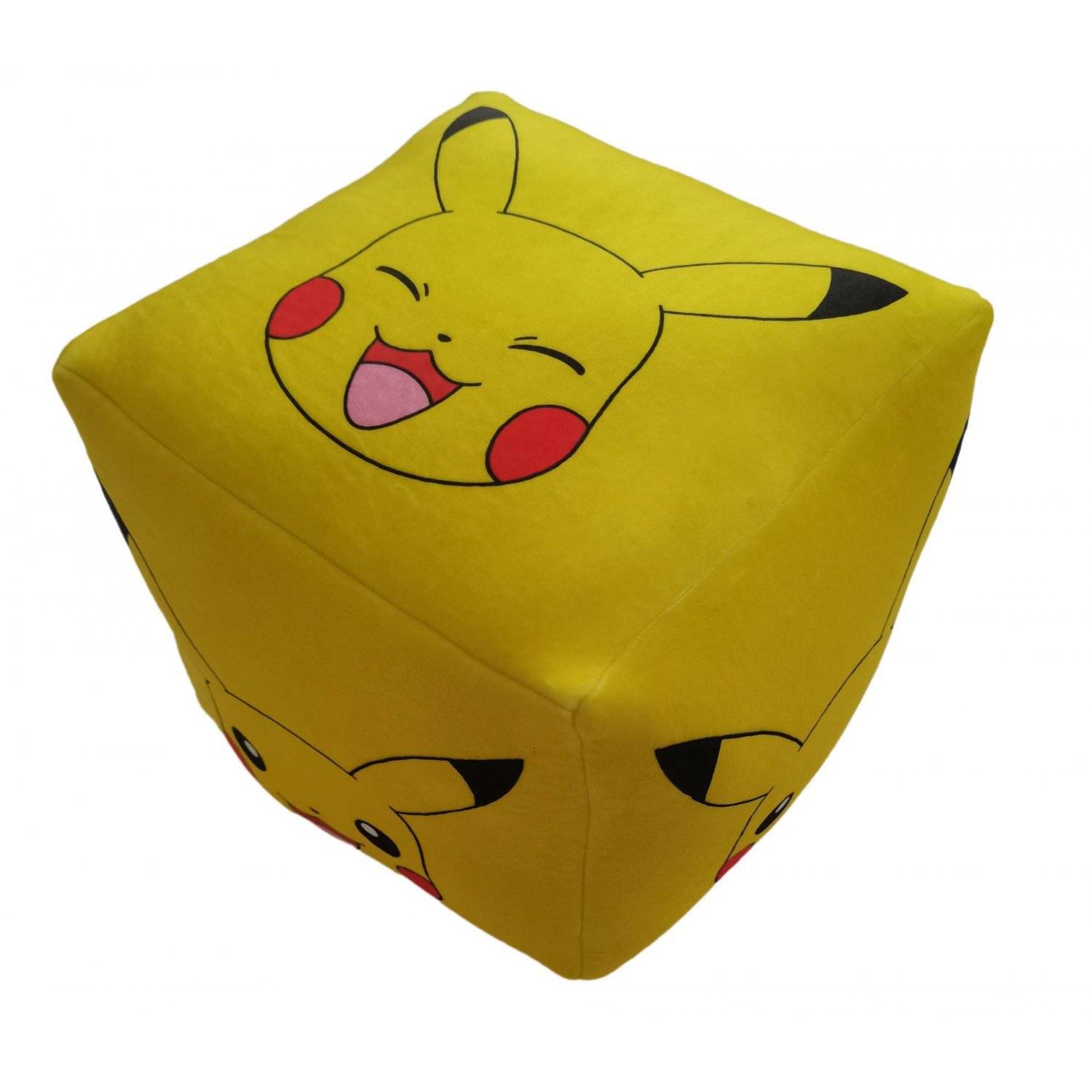 Pokémon Würfel-Kuschelkissen – Hochwertiges Polyester für kleine Fans
