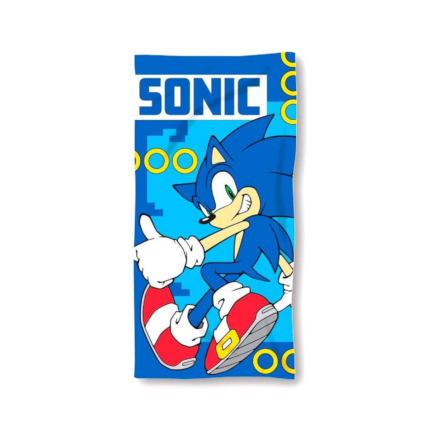Sonic Badetuch Entzückendes Strand- und Poolhandtuch 70cm x 140cm